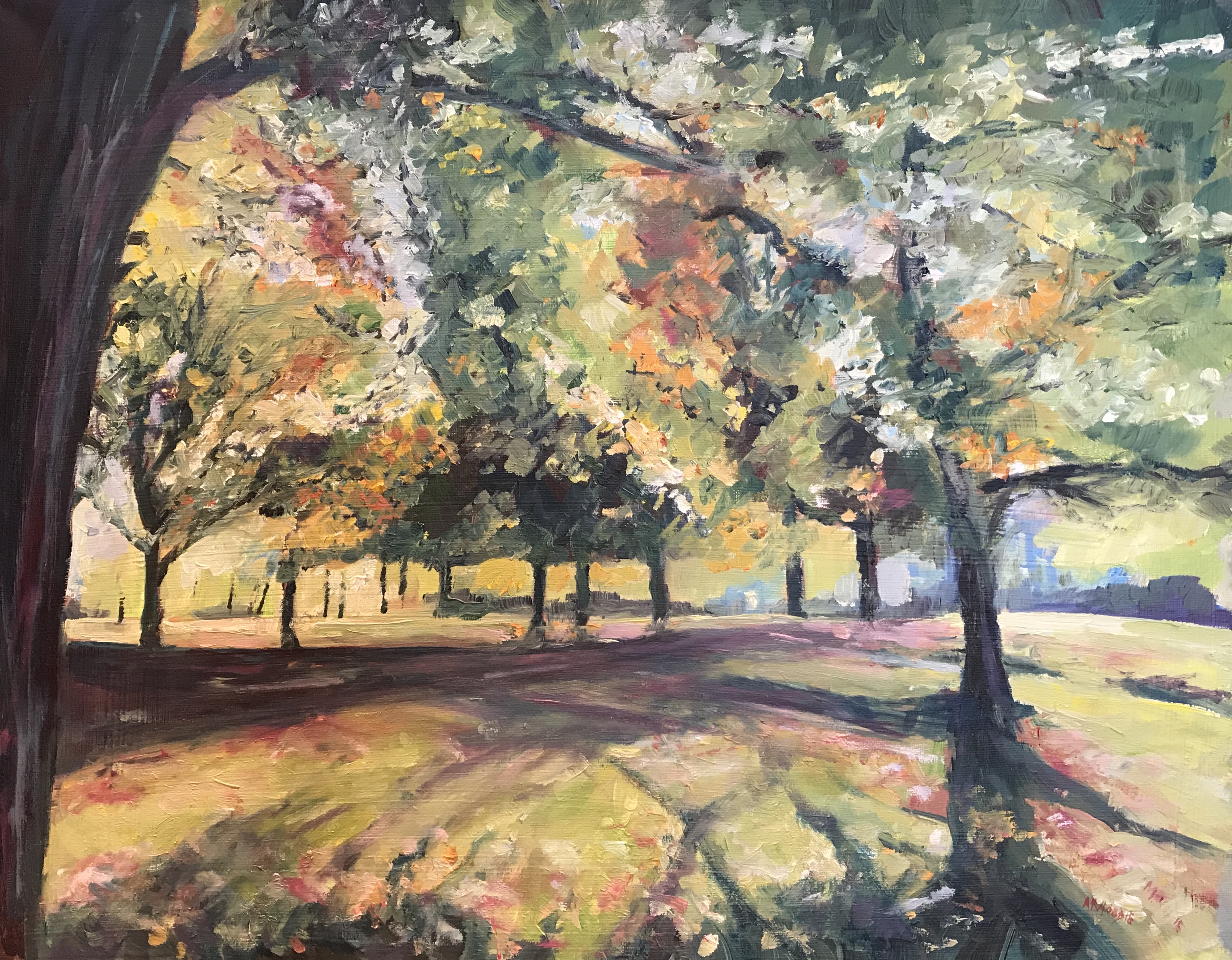 Stray Colour, Harrogate (oil on canvas)