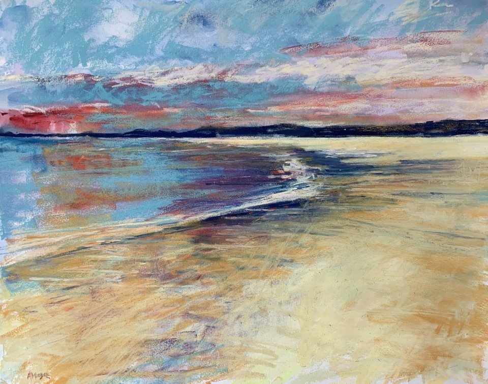 Ross Sands (mixed media, mounted)