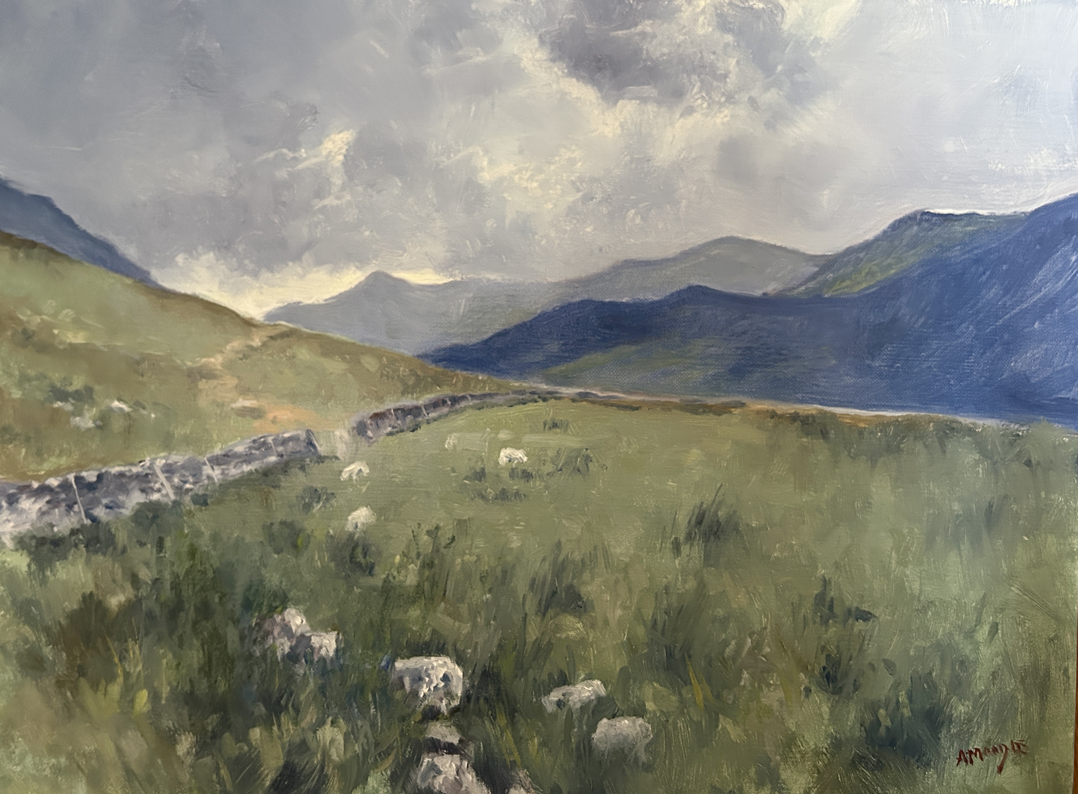 Ben Nevis Landscape (oil, framed)