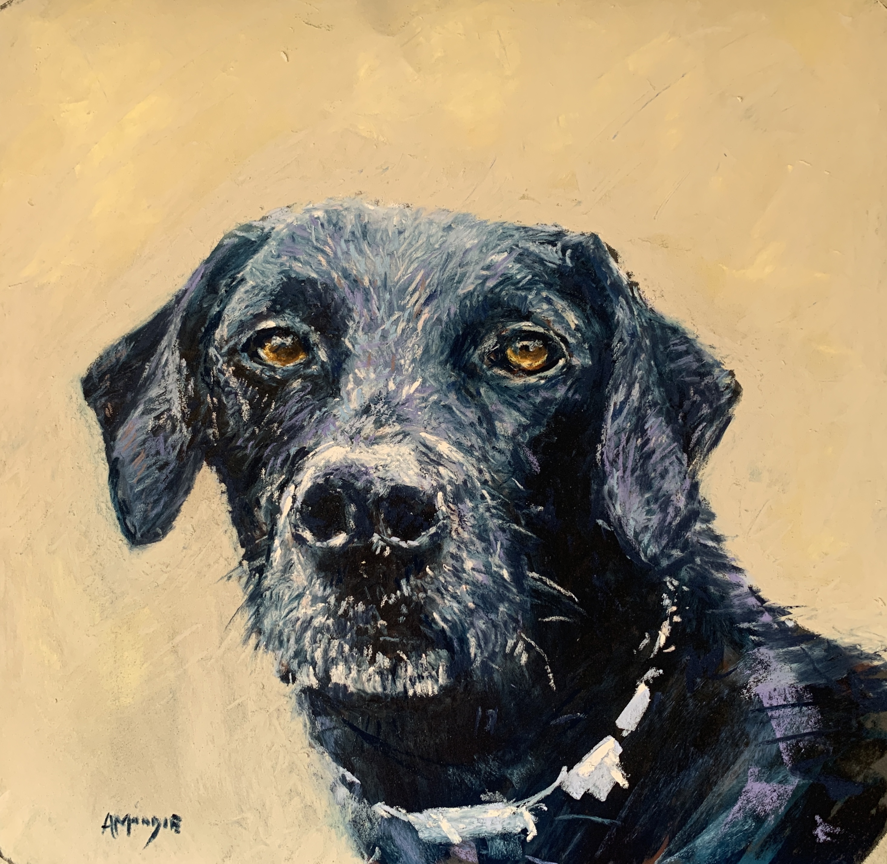 Gillie (pastel, mounted)