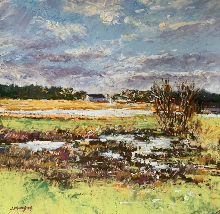 Wetlands Light (pastel. mounted)