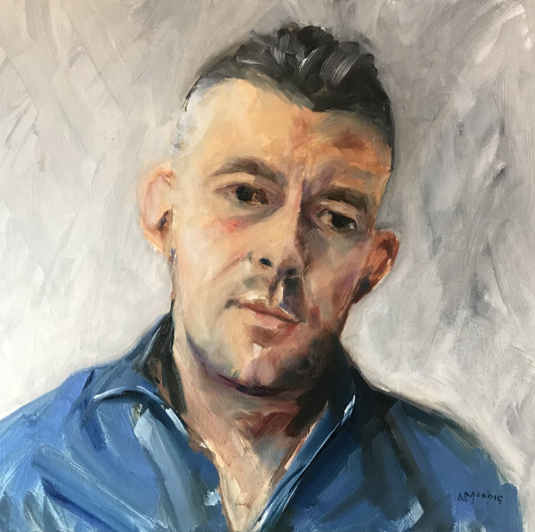 Portrait of Russell Tovey, Actor (oil on canvas)