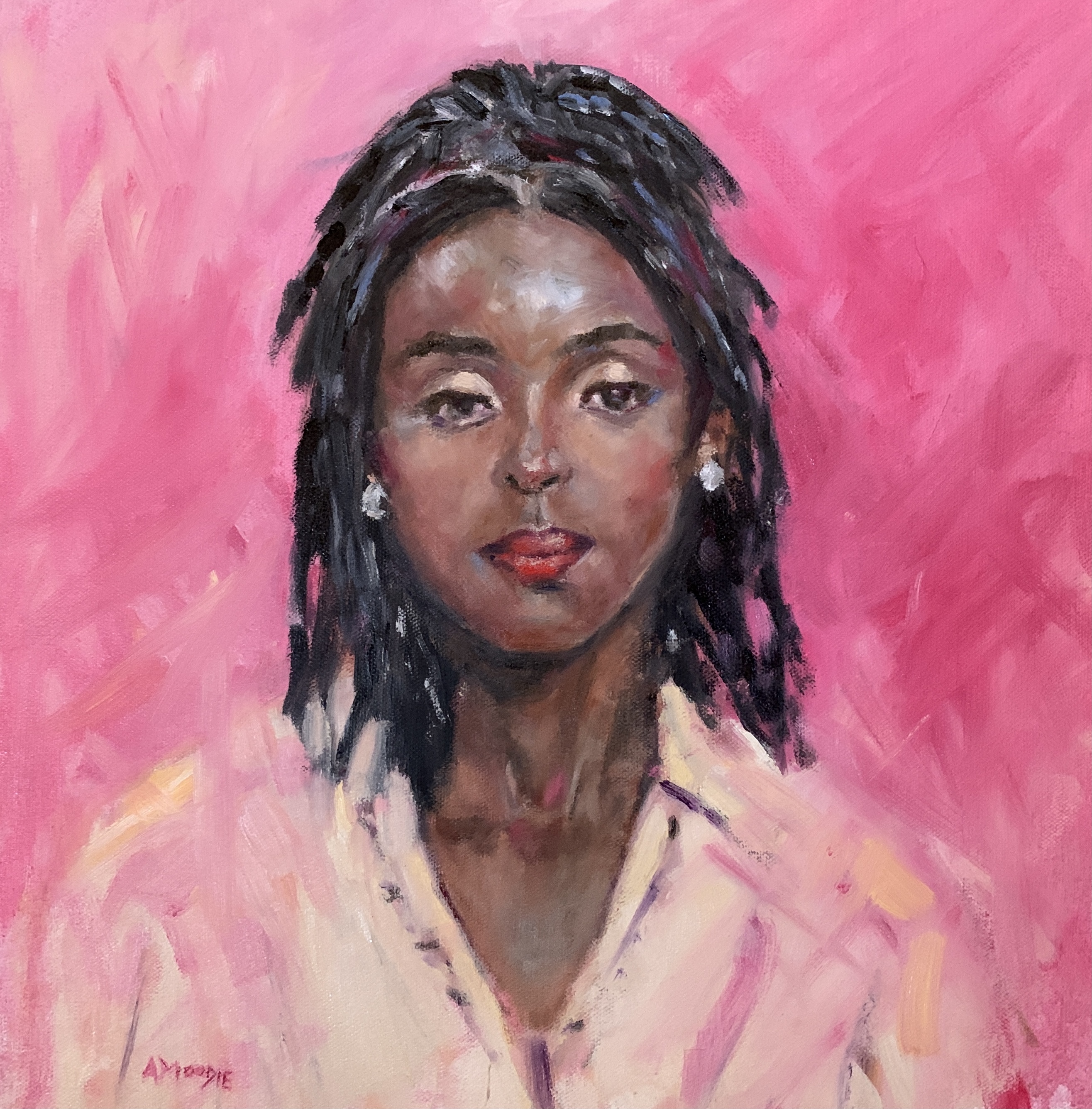 Mercy Muroki (oil on canvas)