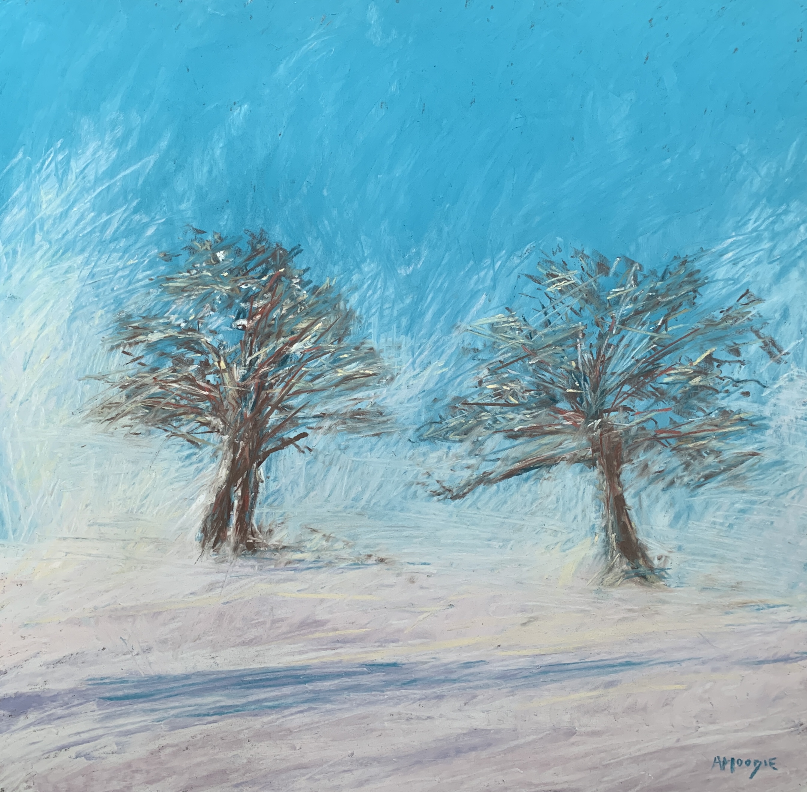 Twice as Many (pastel, mounted)