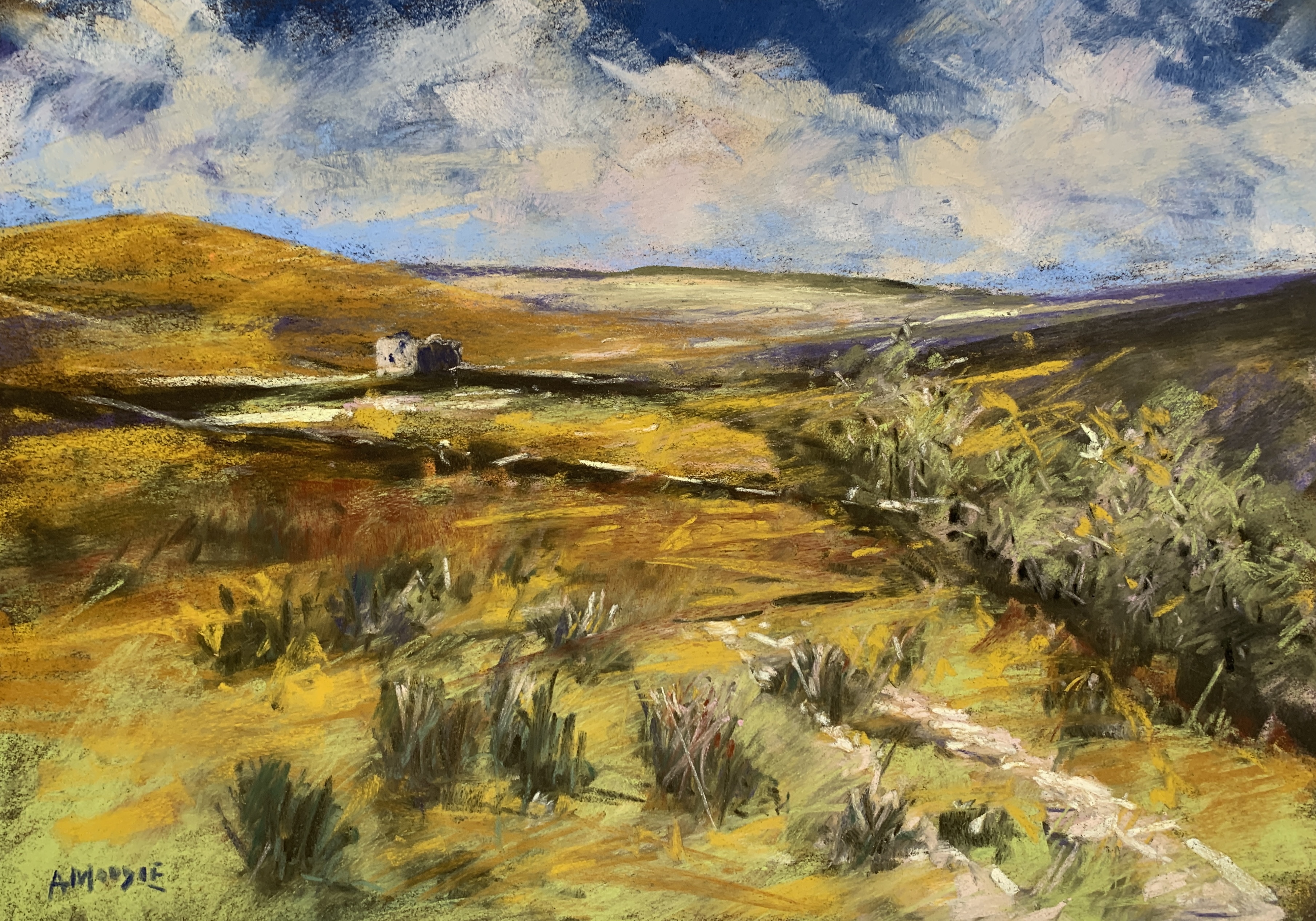 Sole Barn, Yorkshire Dales (pastel, mounted)