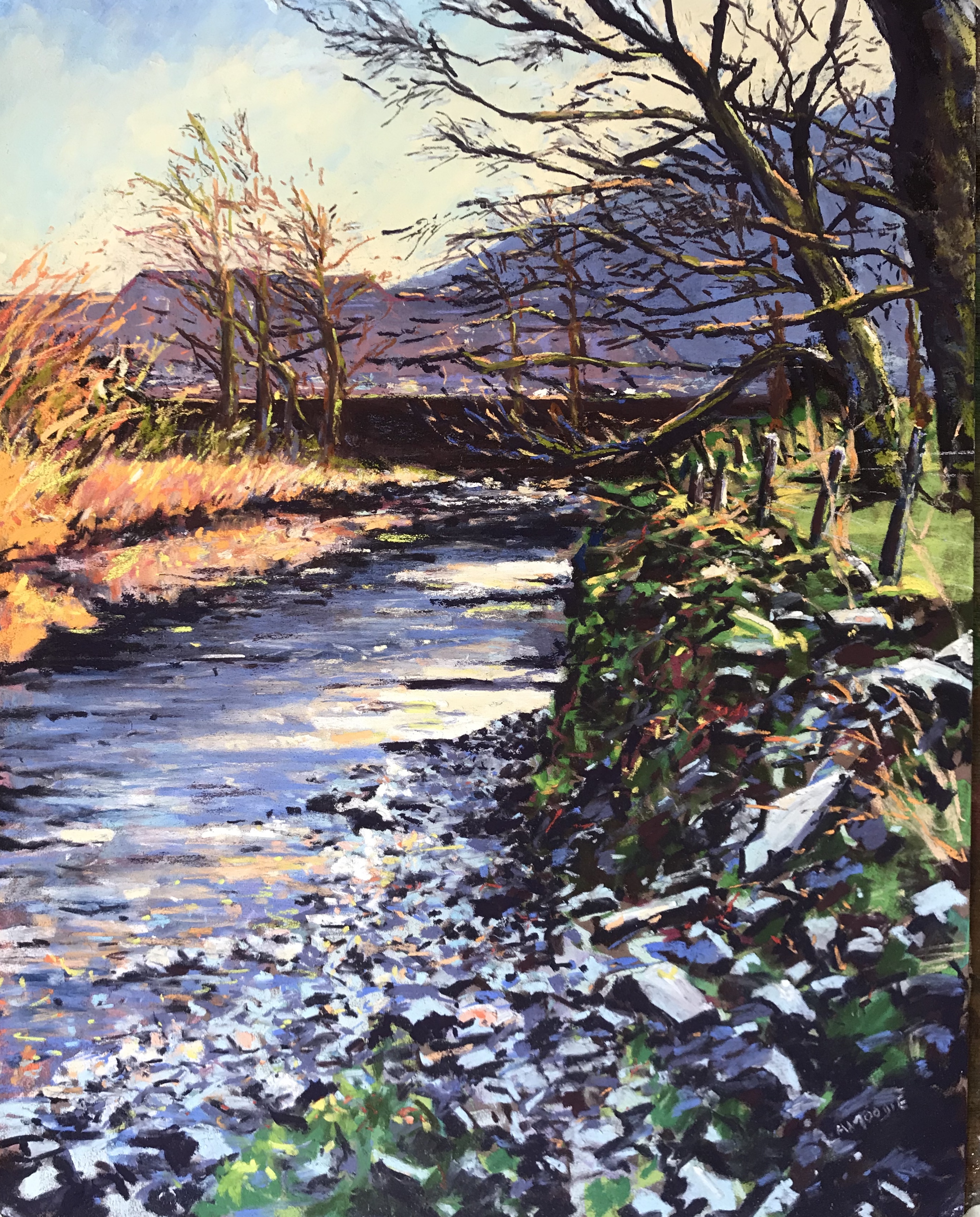 Winter Warmth (pastel, mounted)