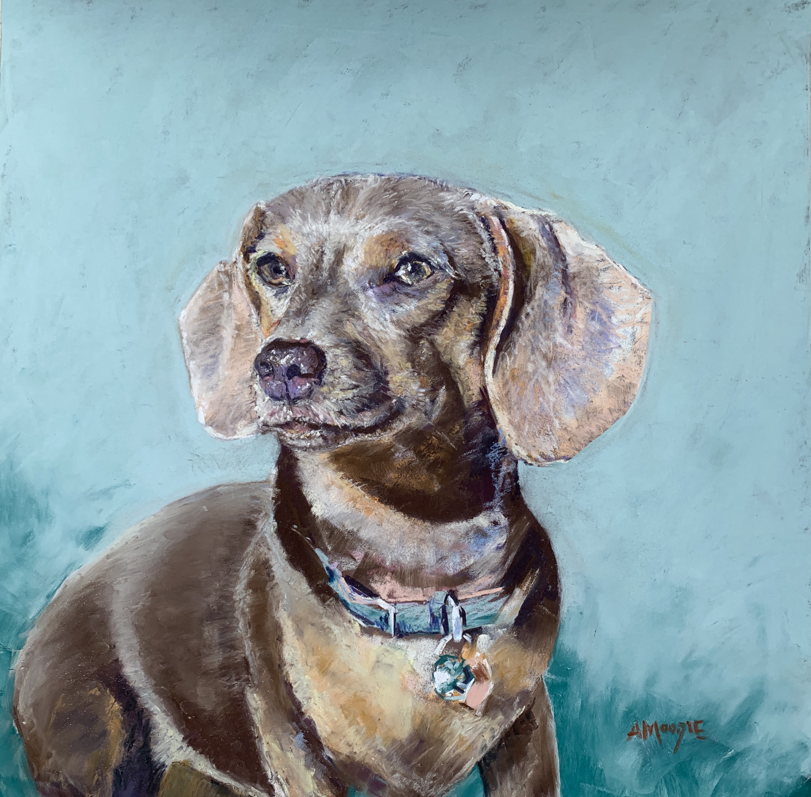 Nancy (pastel, framed)