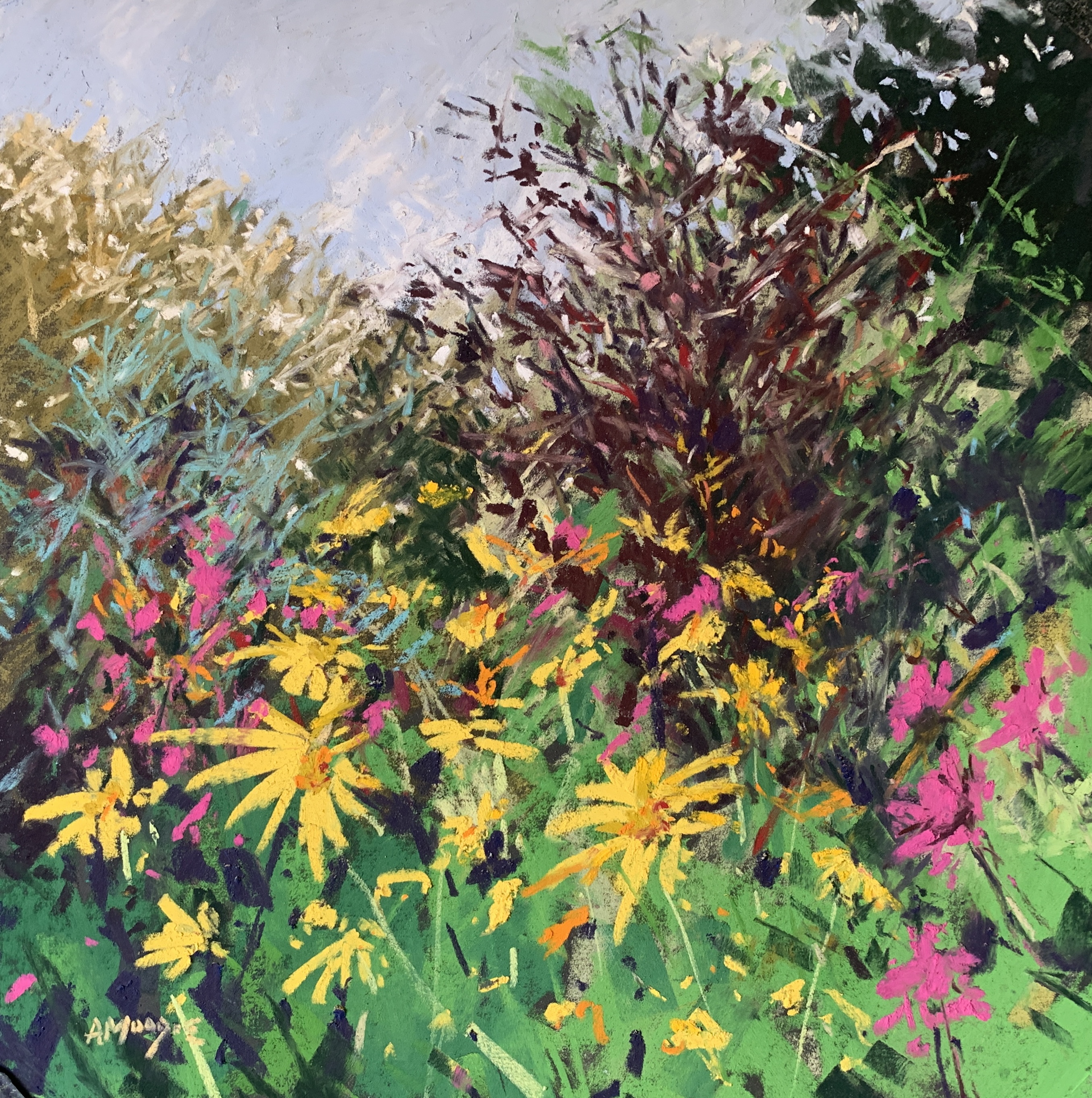 Border Brightness (pastel, mounted)