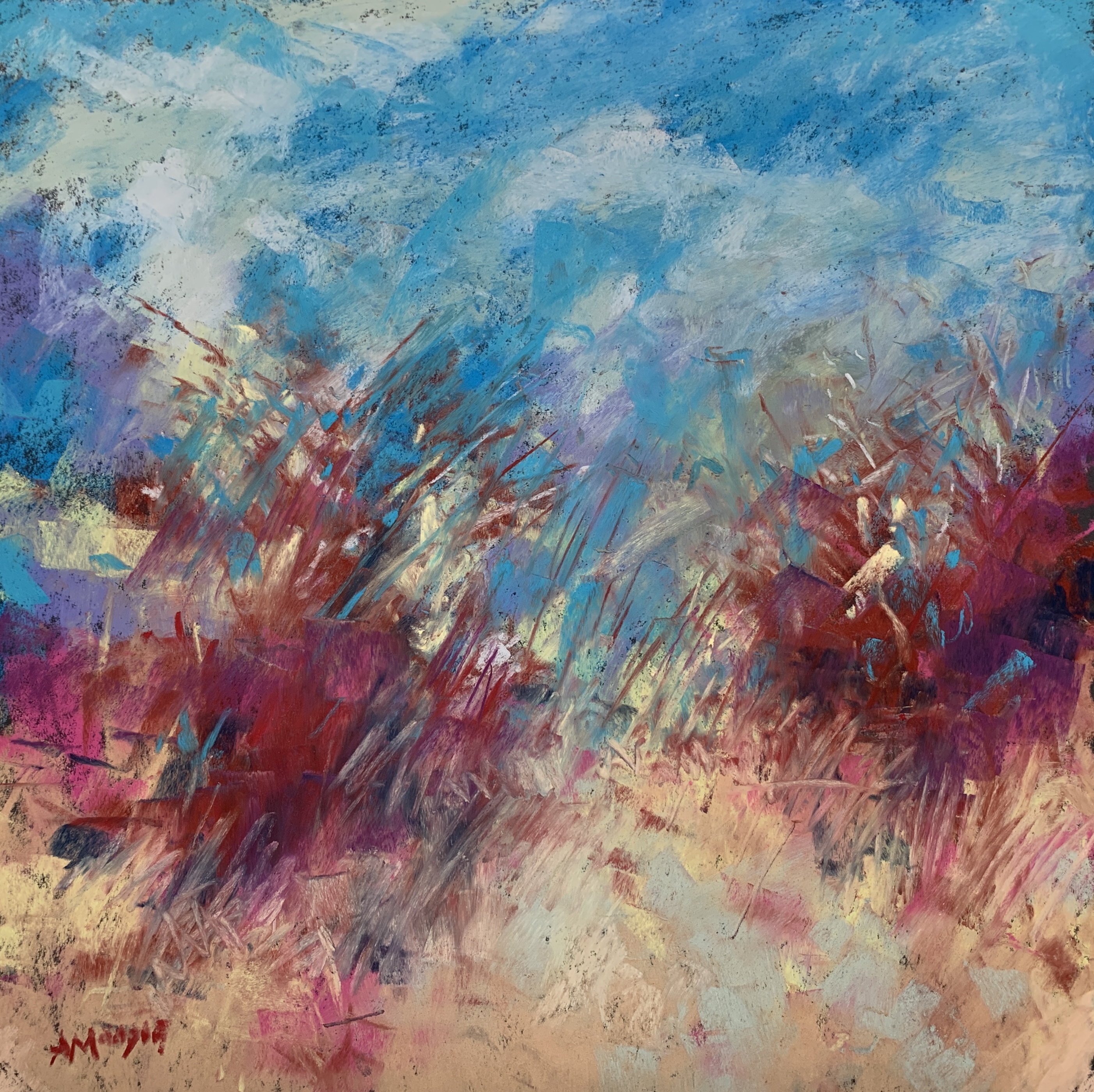 Fulwith Fields (pastel. mounted)