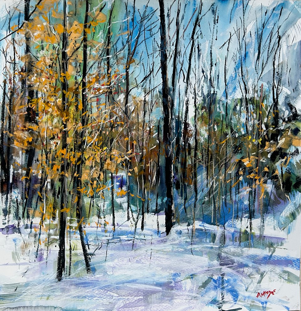 Winter Gold (mixed, mounted)
