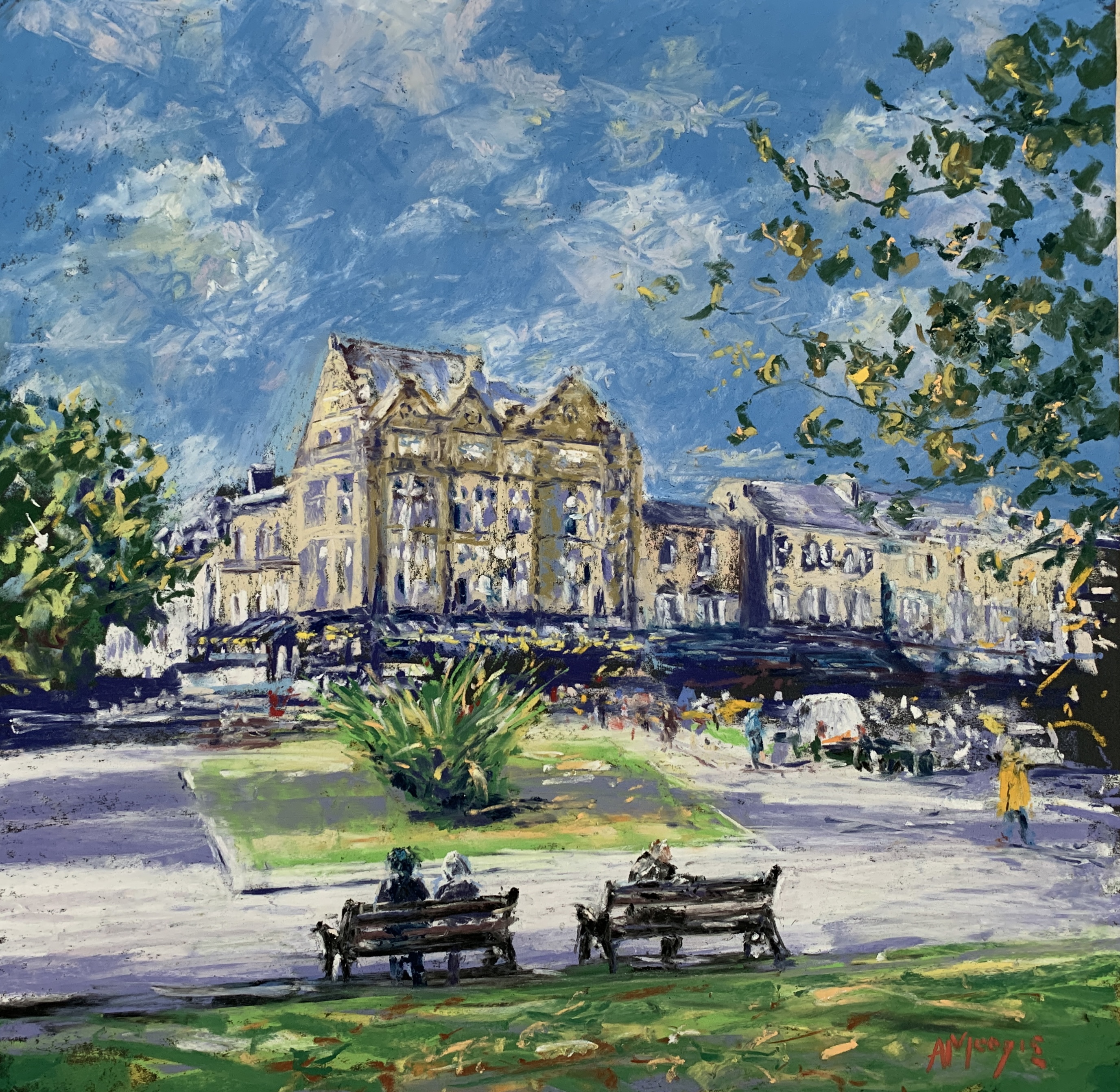 Autumnal Betty's (pastel, mounted)