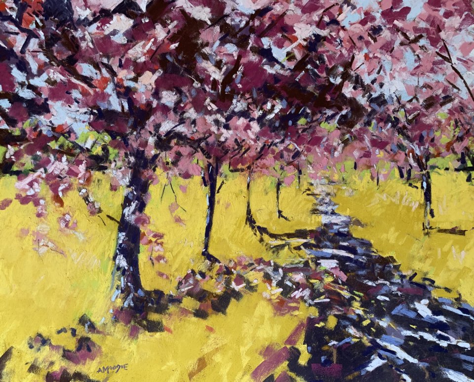 Spring Blossom (pastel, mounted)