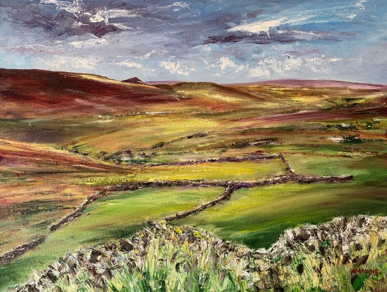 Valley Walls (oil on Canvas)