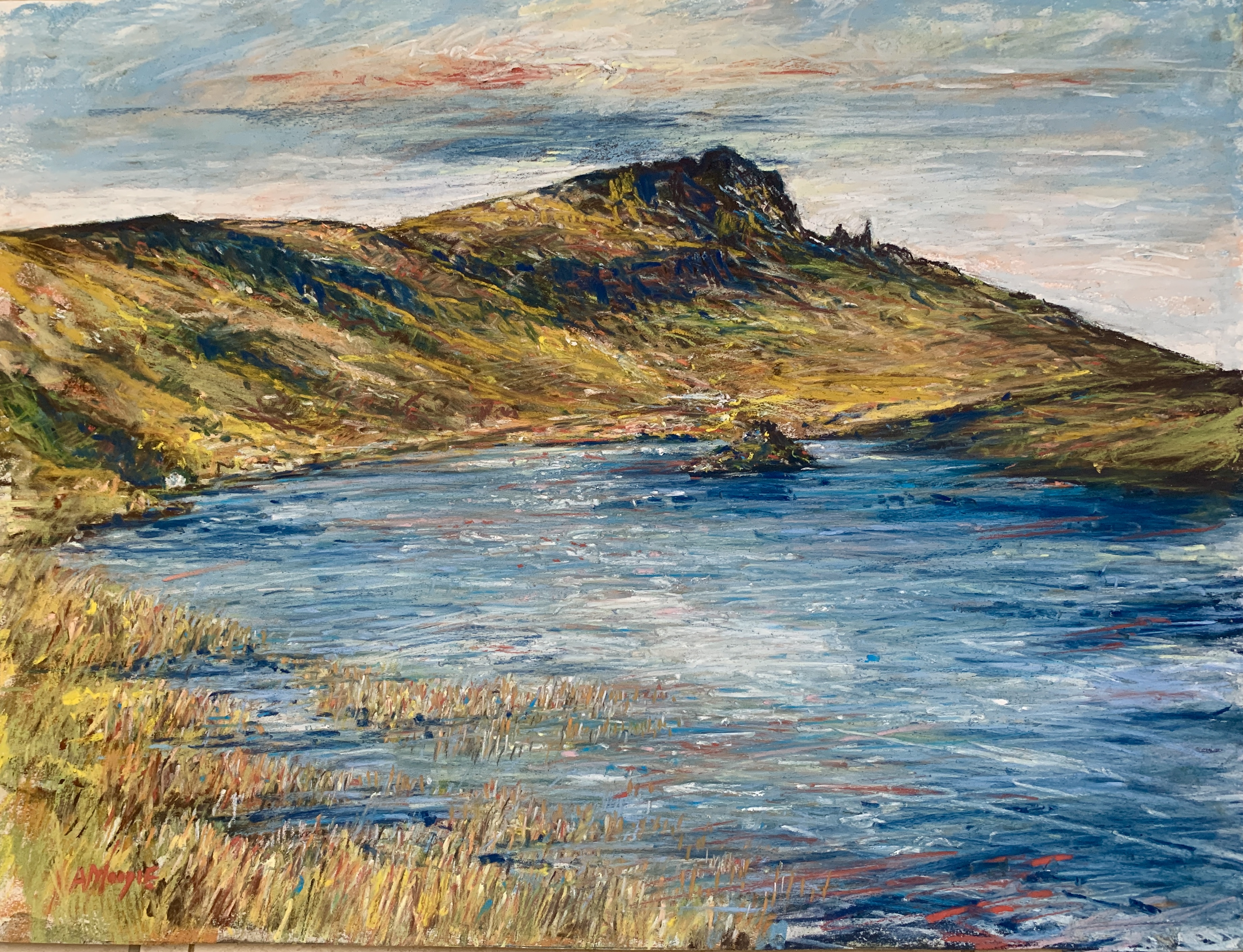 Old Man of Storr, Isle of Skye (mixed, mounted)