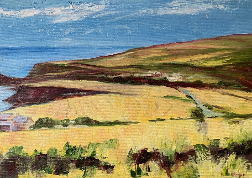 Cleveland Way (oil on canvas)