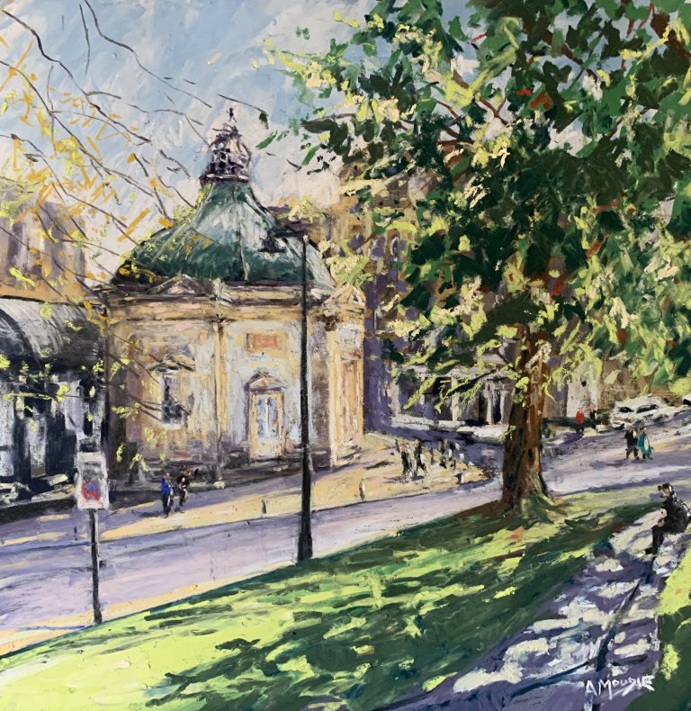 Royal Pump Room, Harrogate (pastel, mounted)