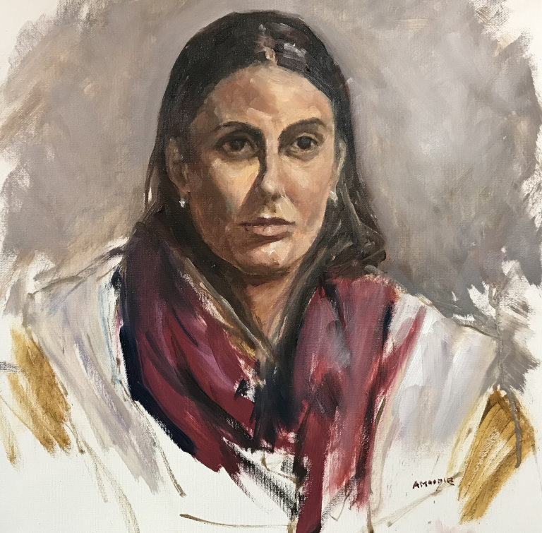 Anja (oil on canvas)