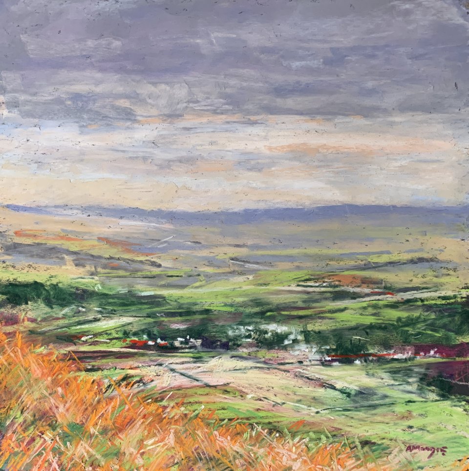 Campsie View (pastel, mounted)