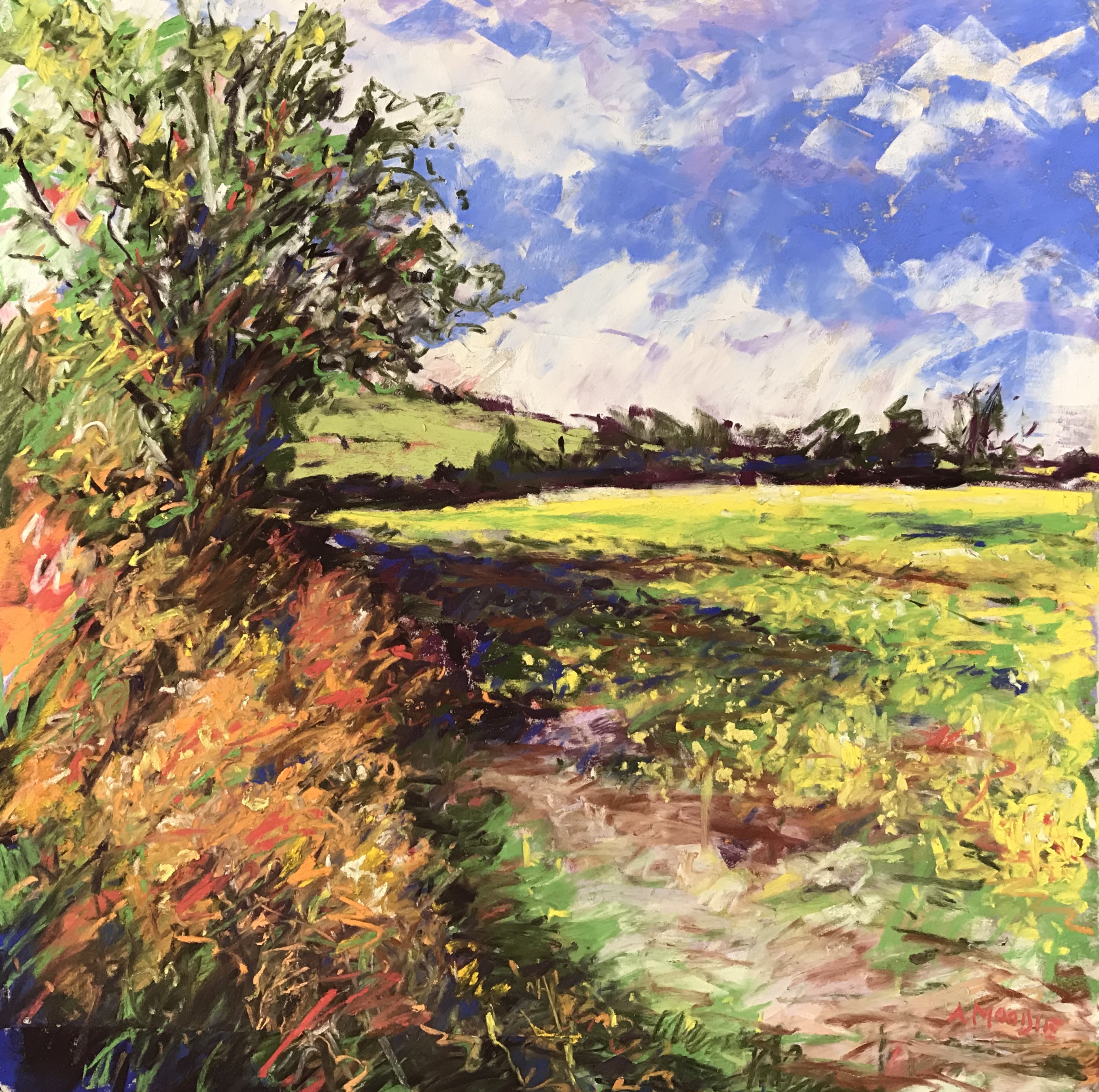 Rapeseed Colour (pastel, mounted)