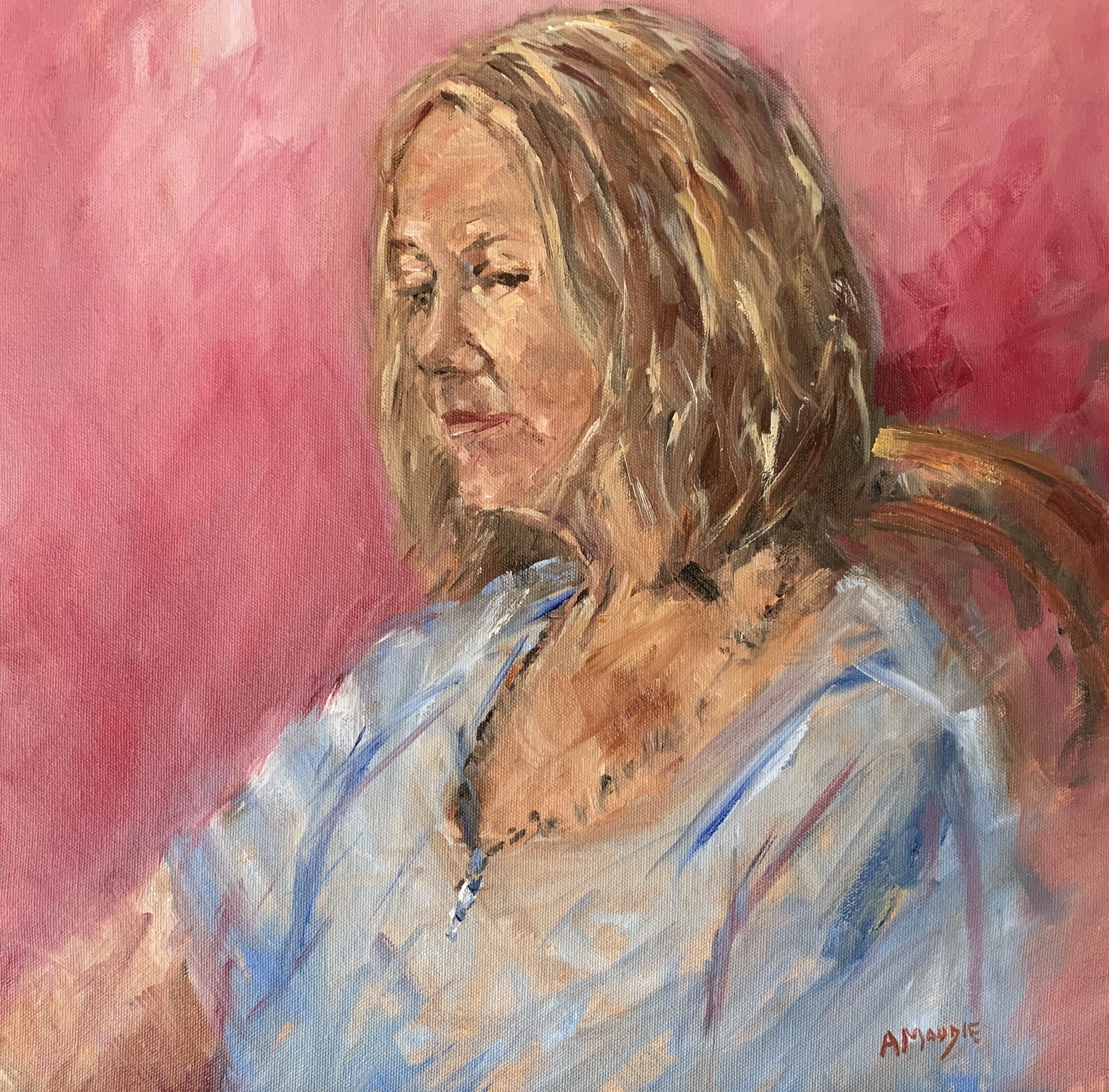 Portrait of Ruth (oil on canvas)