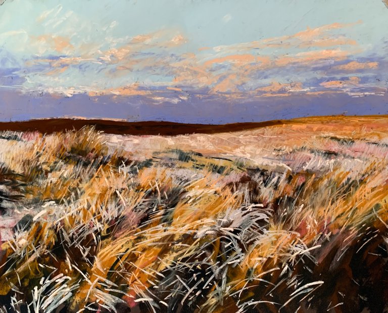 Frosted Moor (pastel, mounted)
