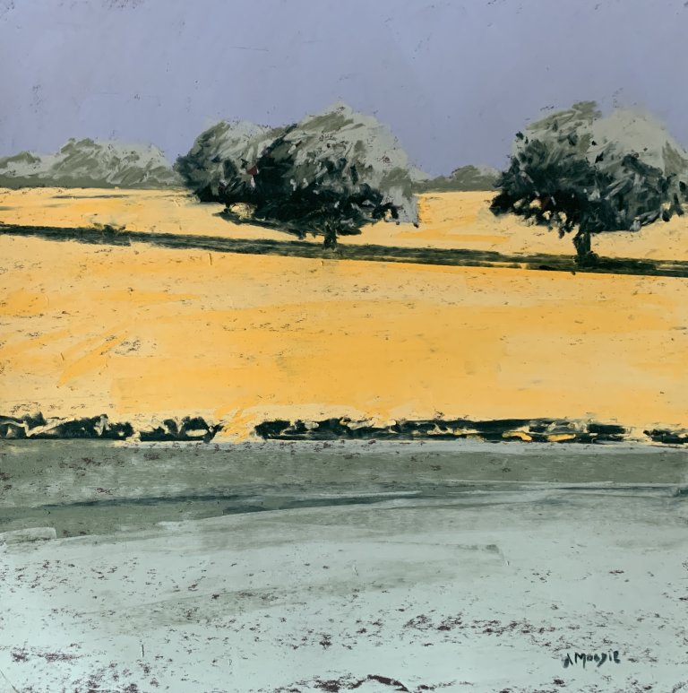 Summer Fields (pastel, mounted)