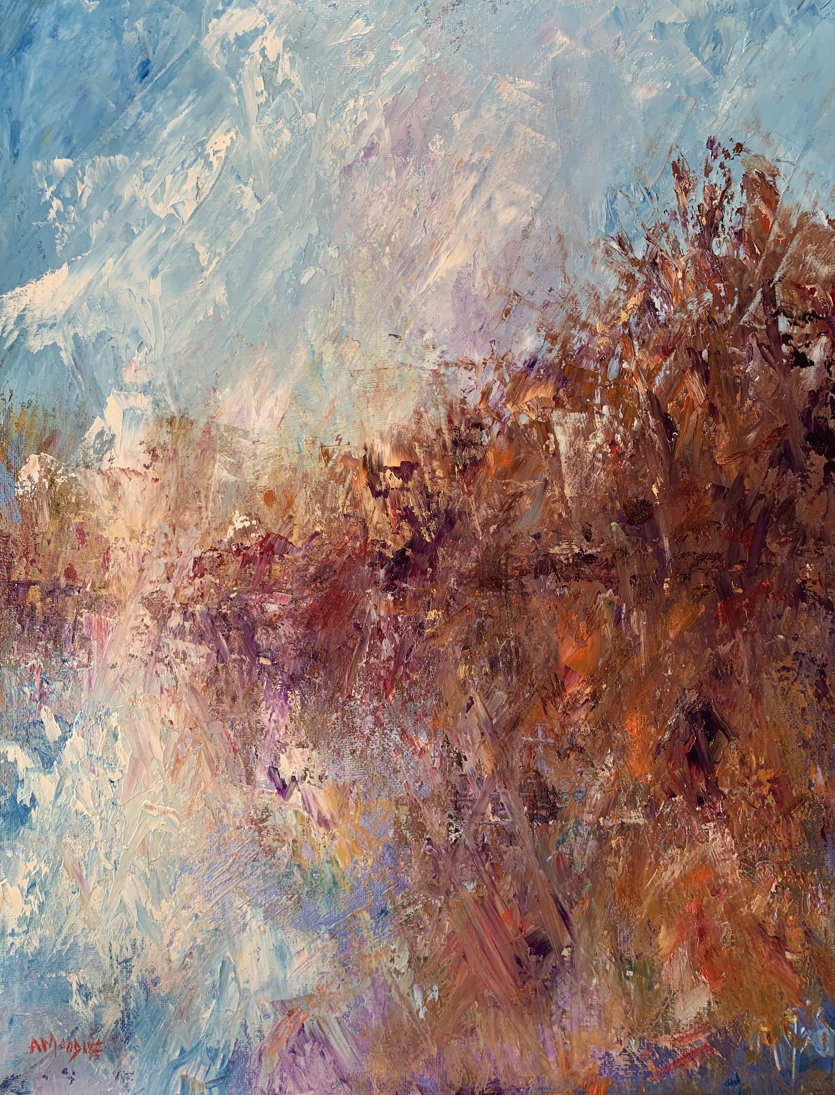 Morning Bankside (oil on canvas)