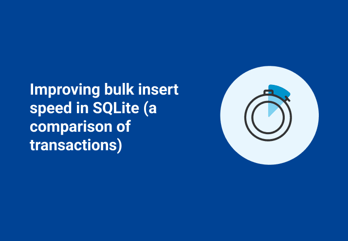 Improving bulk insert speed in SQLite (a comparison of transactions)