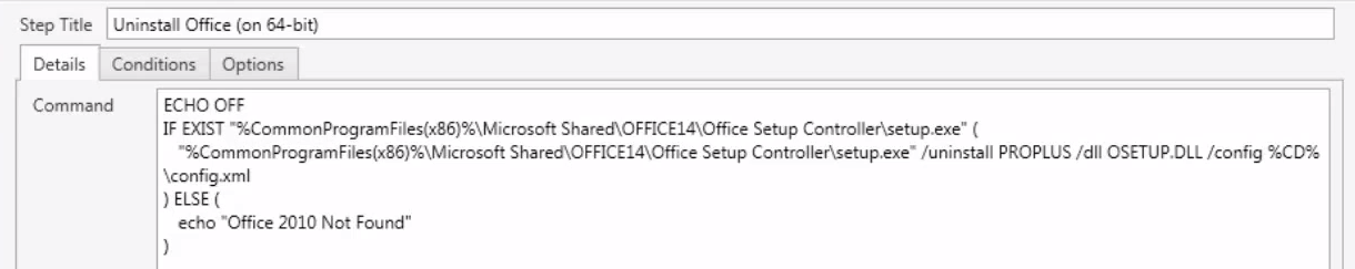 Cmd   Uninstall Office