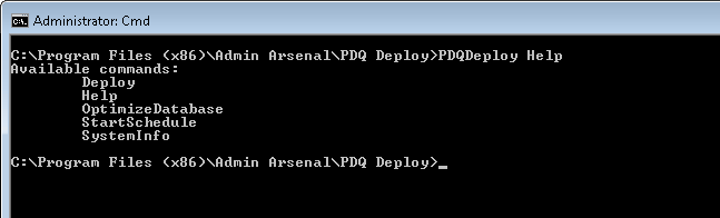 PDQDeployCLI