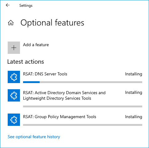 rsat windows 10 install