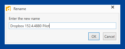 Rename the duplicate package and add Pilot to the end of the package name