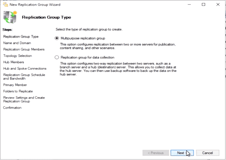 Replication Group Type