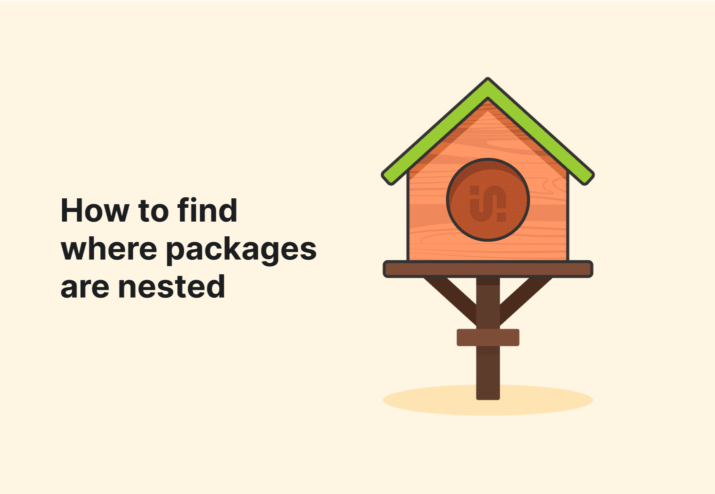 How to find where packages are nested in