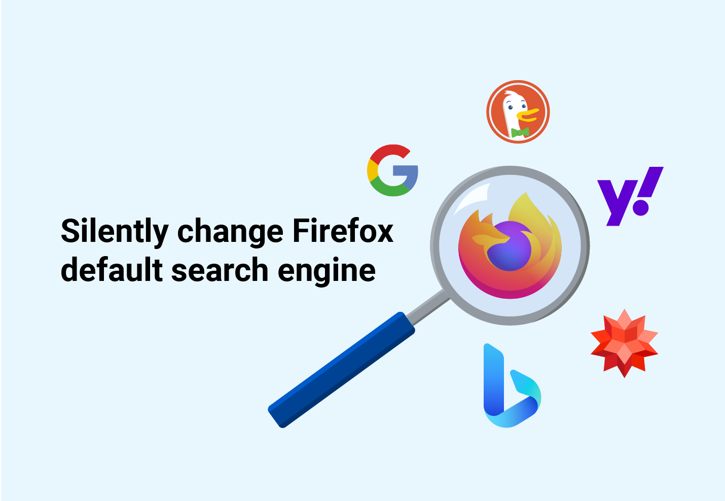 Silently change Firefox default search engine Image