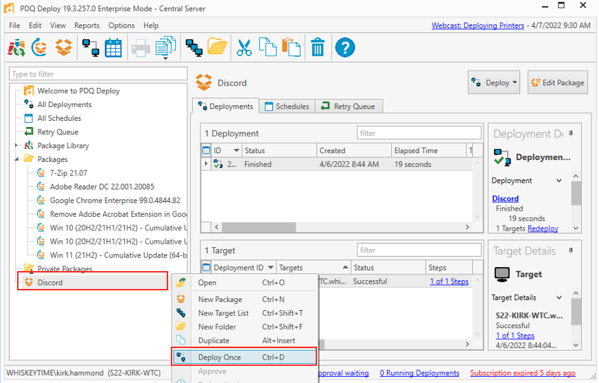 instal the new version for apple PDQ Deploy Enterprise 19.3.464.0