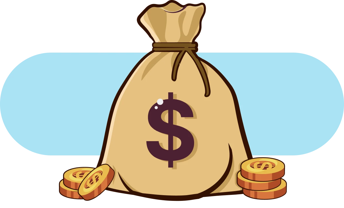 Money bag illustration 