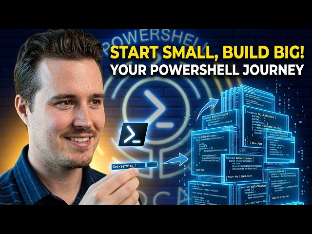Start small and keep building in PowerShell with Mason Moser