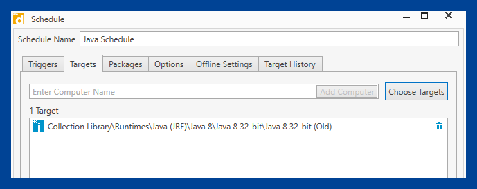 Managing Java Settings 9