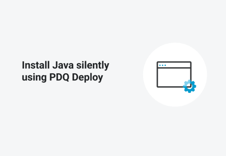 Install Java silently using PDQ Deploy