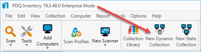 Click on New Dynamic Collection.