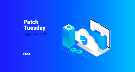 September 2022 Patch Tuesday featured image.