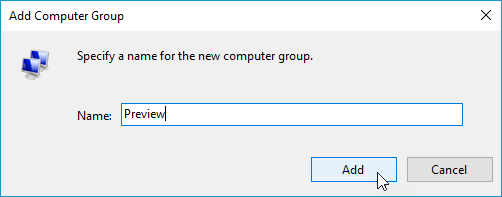 Add Computer Group Name
