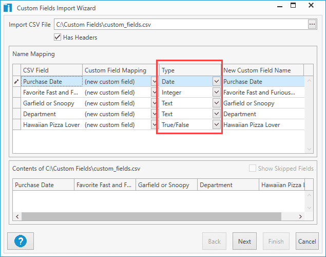 custom data 13