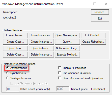 Windows-Management-Tester-Asynchronous