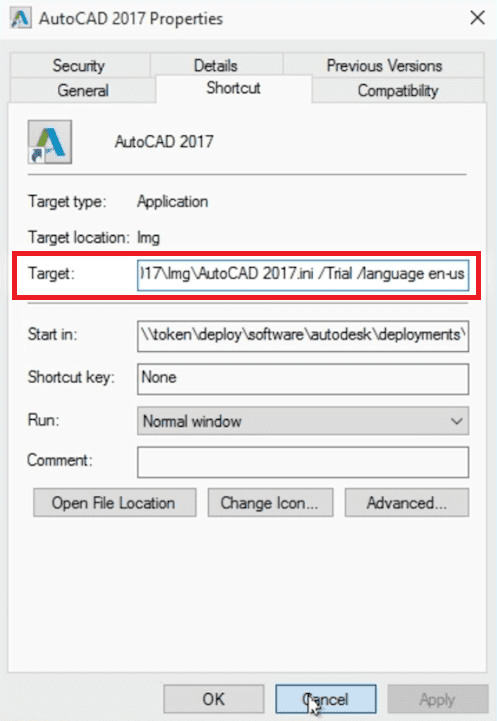 autocad Properties