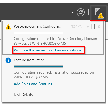Promote This Server to a Domain Controller
