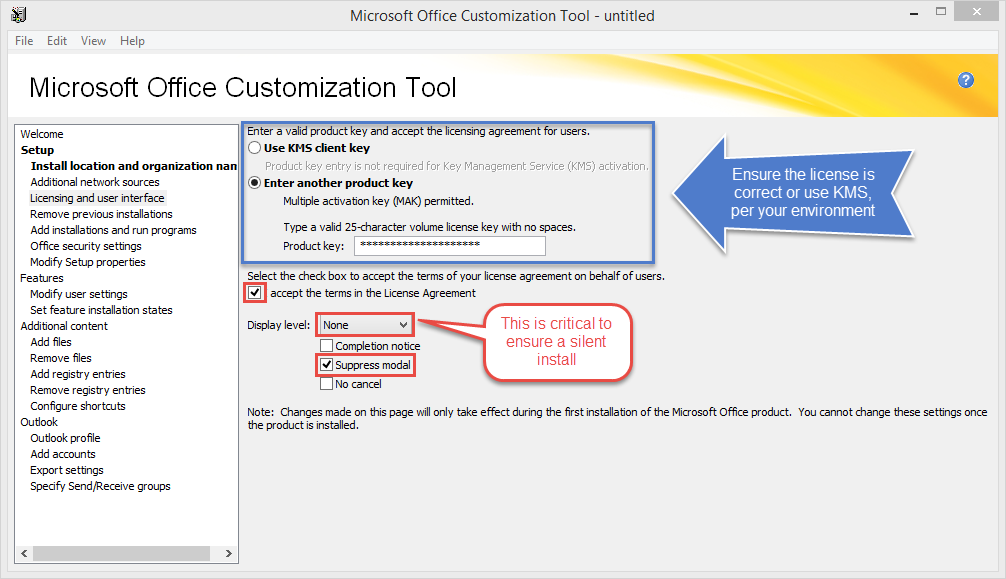 Office customization Tool (Oct). Customization tool