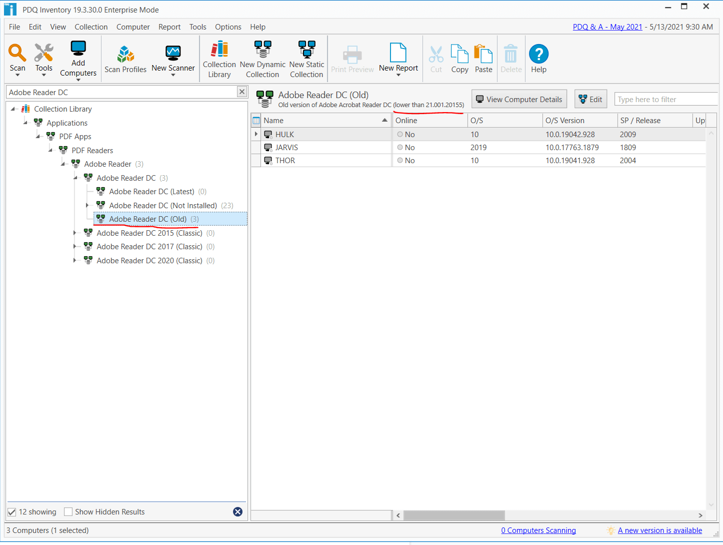 Finding Machines that Need Patching