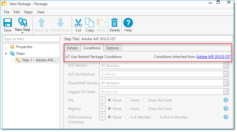 Use Nested Package Conditions